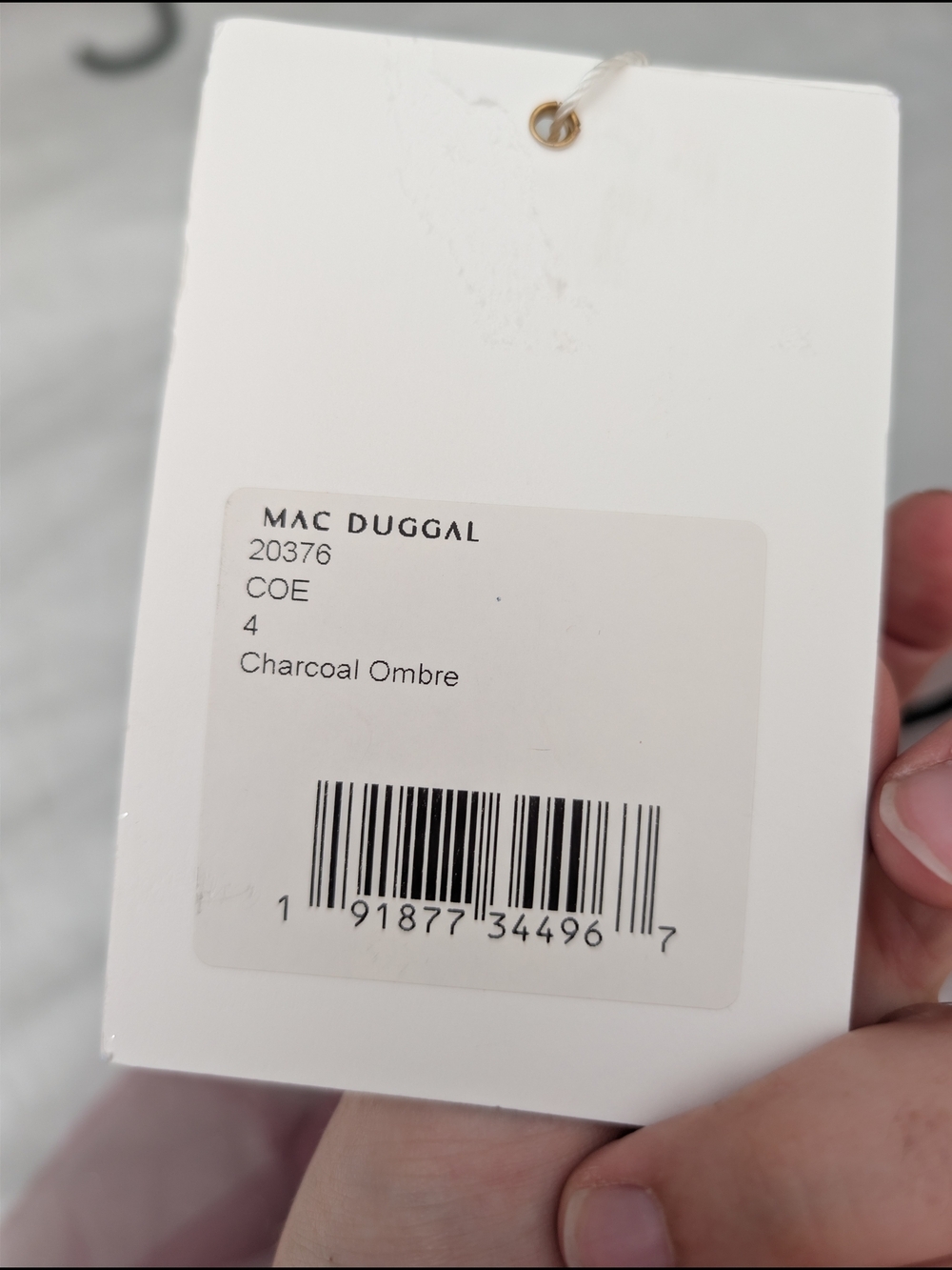 Mac Duggal Charcoal Ombre Gliter Tulle Halter Gown Dress Pink Mauve 4 NWT - Picture 4 of 10